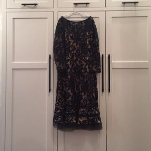 Tadashi Shoji Fit and Flare Patterned Dress